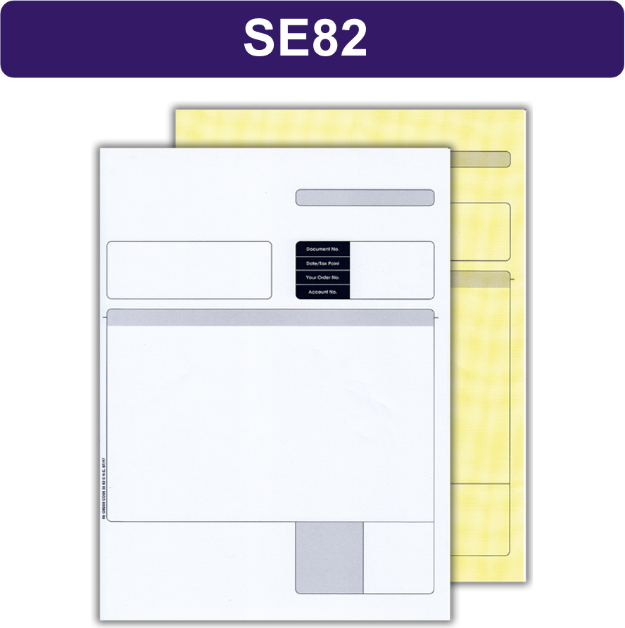 500 x RS28 Sage COMPATIBLE Invoices with Yellow Copy ***Order Code SE82