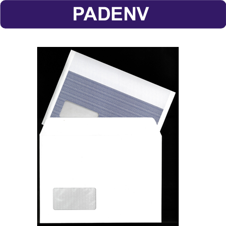 500 x PADENV – PAD PAYSLIP ENVELOPE (PEEL AND SEAL) – NAME & ADDRESS