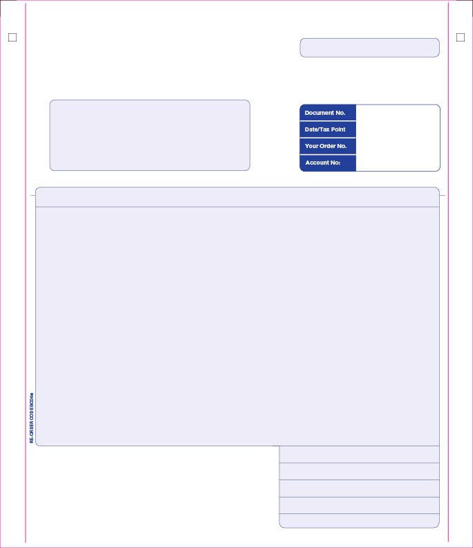 500 x SE04 Sage COMPATIBLE Invoices and Delibvery Notes, 4 Part for continuous DMP printers: ***QUALITY REPLACEMENT FOR DUKSA003 , RS07 , SAG055 , SAGE-065924 and SGC11003